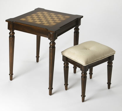 Dark Brown & Brown Square Coffee Table