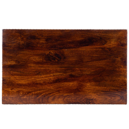 Wood & Hand Painted Storage Coffee Table