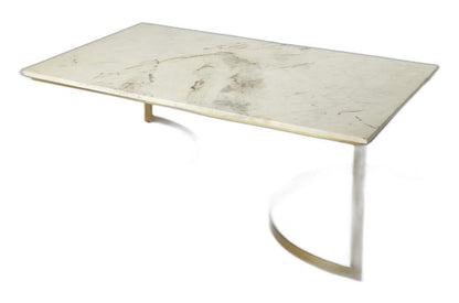 Metal & Marble Coffee Table