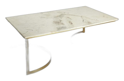 Metal & Marble Coffee Table