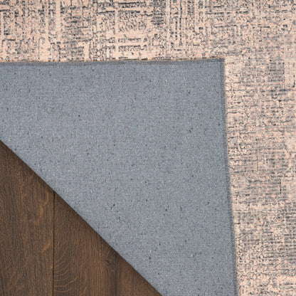 Nourison Botanical Taupe Machine Washable Rug - Corner