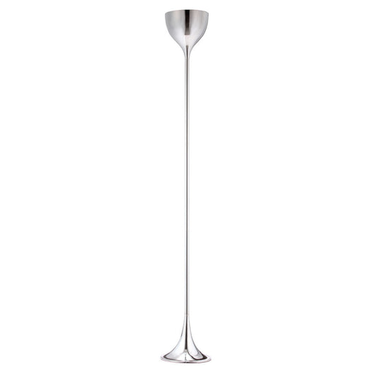 Steel Floor Lamp w/ Silver Steel Shade