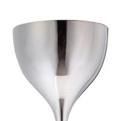 Steel Floor Lamp w/ Silver Steel Shade