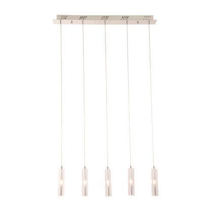 Stark 5 Bulb Clear Ceiling Lamp