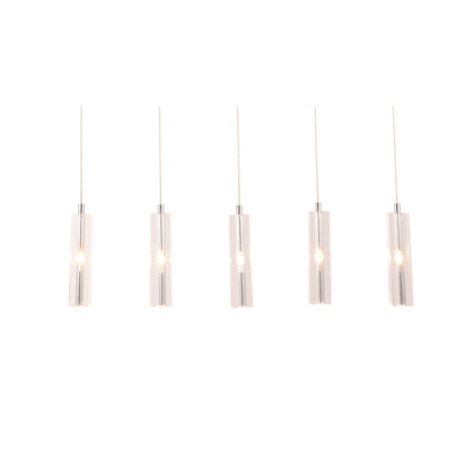 Stark 5 Bulb Clear Ceiling Lamp