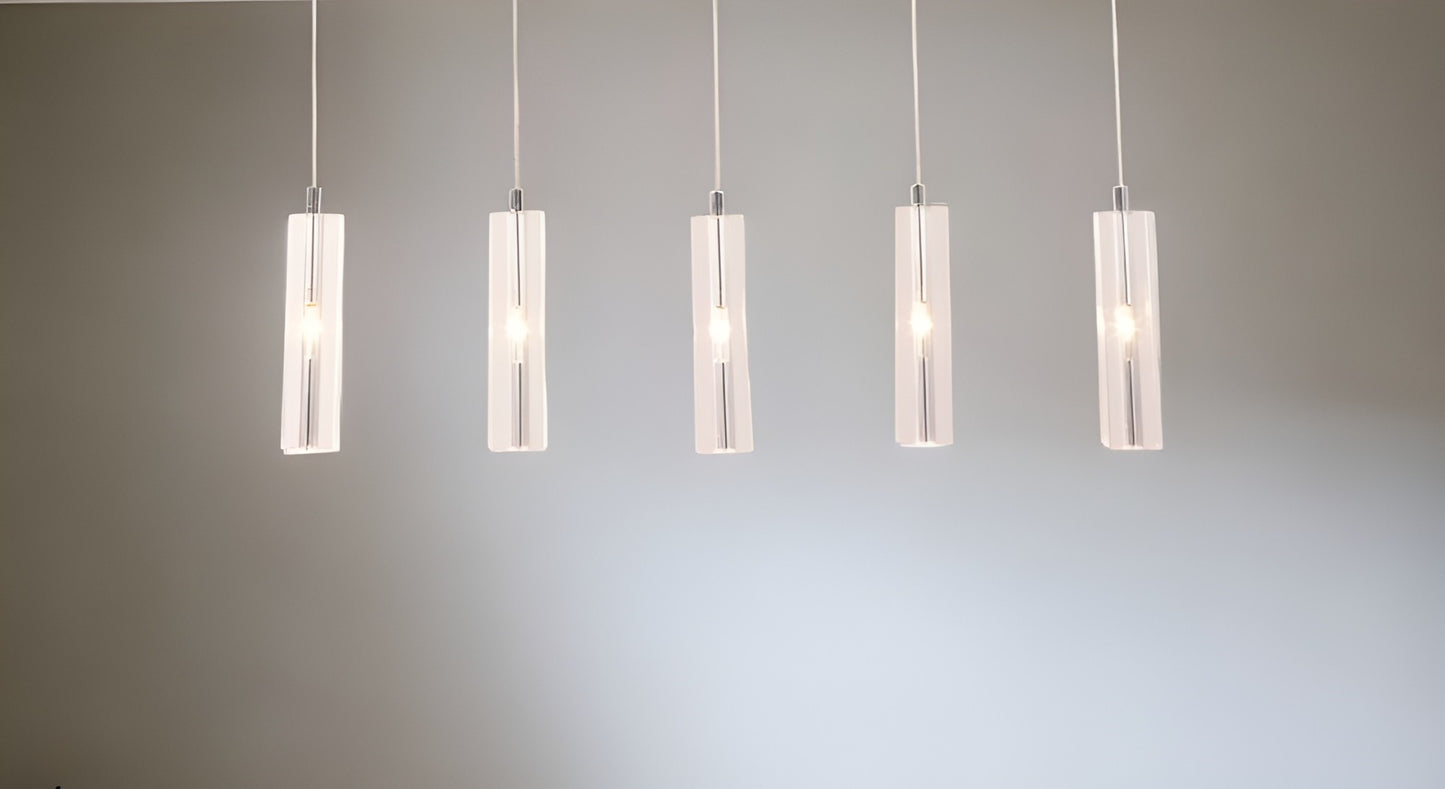 Stark 5 Bulb Clear Ceiling Lamp
