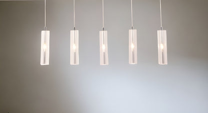 Stark 5 Bulb Clear Ceiling Lamp