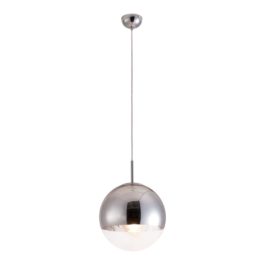 Silver Lantern Dimmable Ceiling Light