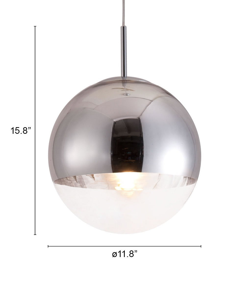 Silver Lantern Dimmable Ceiling Light