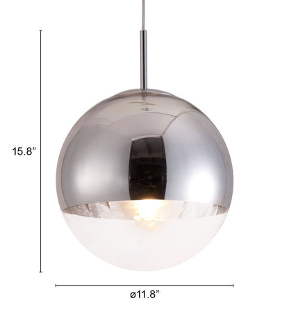 Silver Lantern Dimmable Ceiling Light