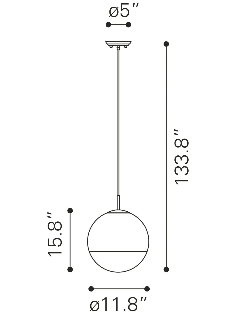 Silver Lantern Dimmable Ceiling Light