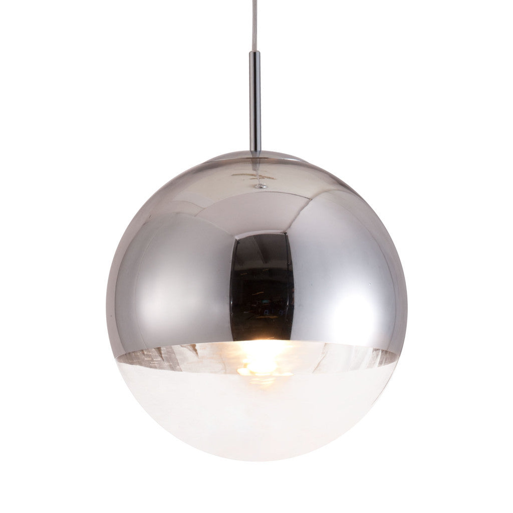 Silver Lantern Dimmable Ceiling Light