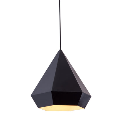 Black Lantern Dimmable Ceiling Light