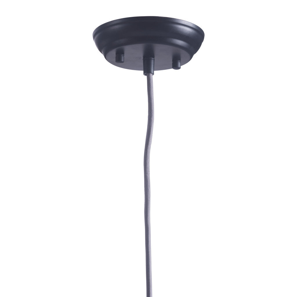 Gray Lantern Dimmable Ceiling Light