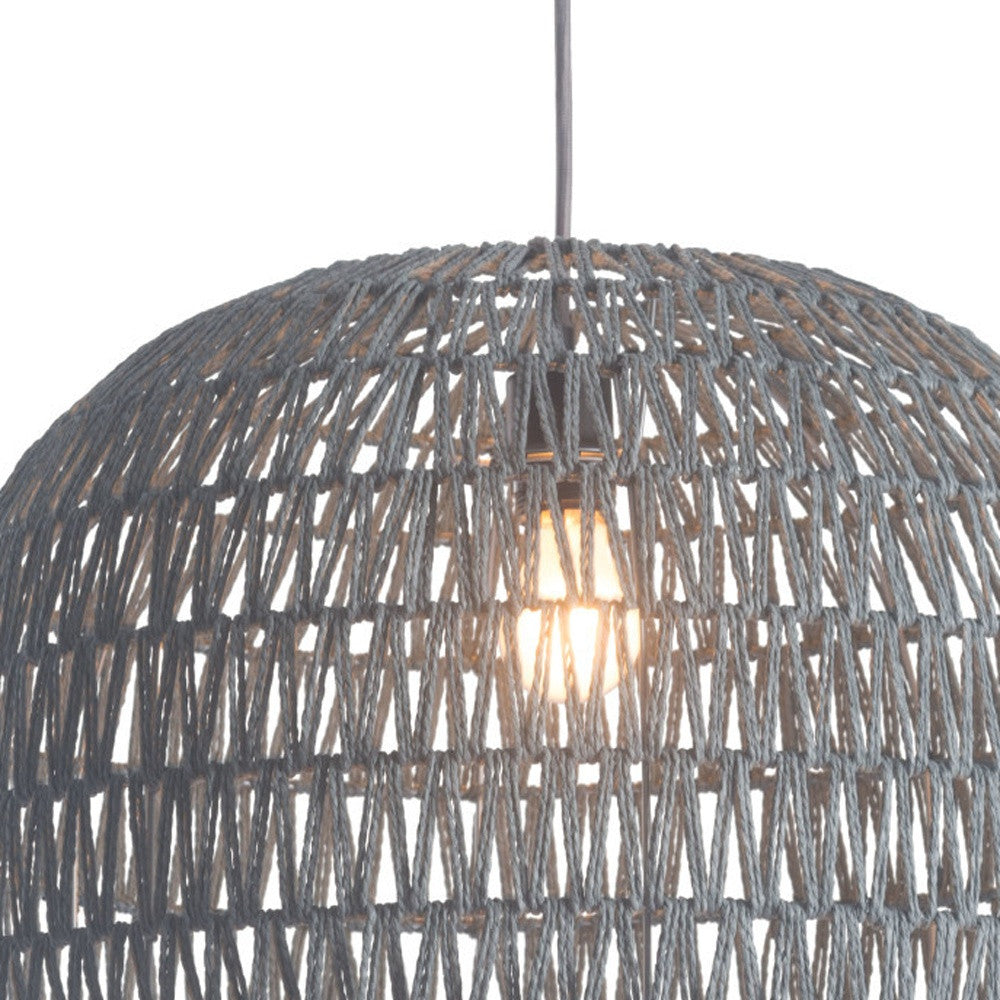 Gray Lantern Dimmable Ceiling Light