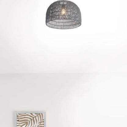 Gray Lantern Dimmable Ceiling Light