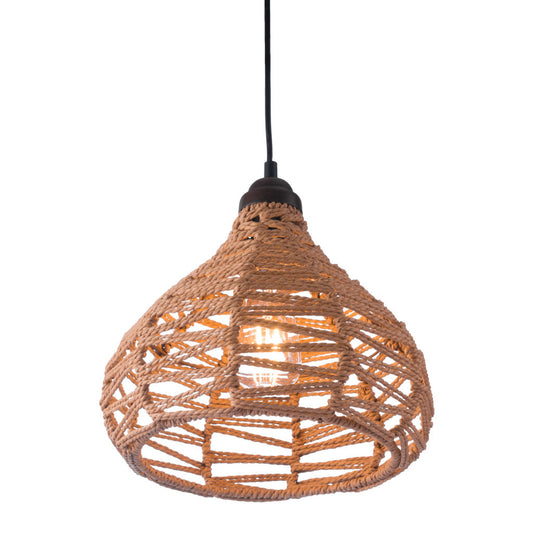 Natural Lantern Dimmable Ceiling Light