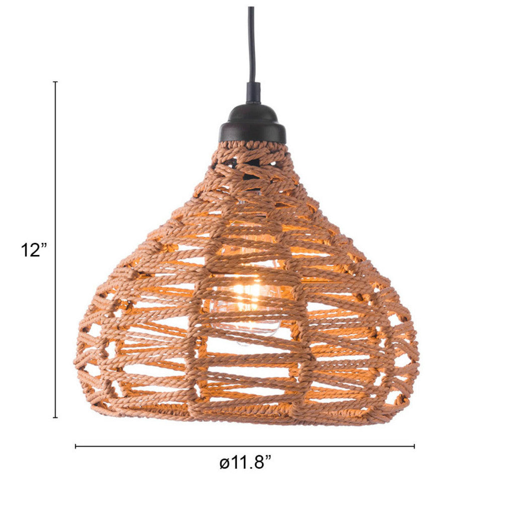Natural Lantern Dimmable Ceiling Light