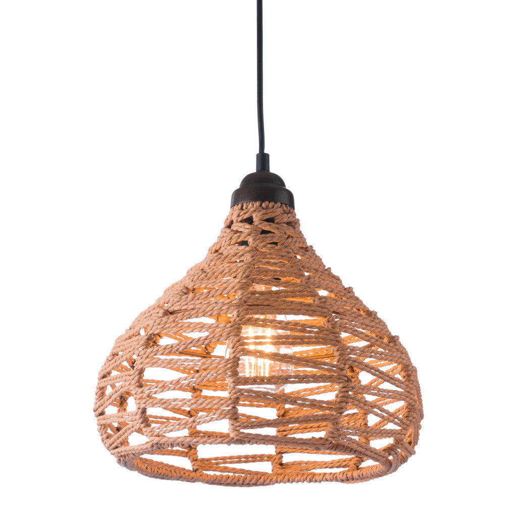 Natural Lantern Dimmable Ceiling Light
