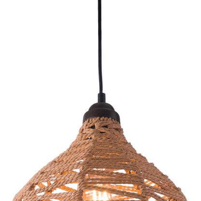 Natural Lantern Dimmable Ceiling Light