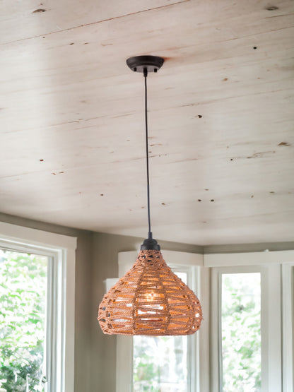 Natural Lantern Dimmable Ceiling Light