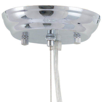 Silver Lantern Chandelier w/ Silver Shades