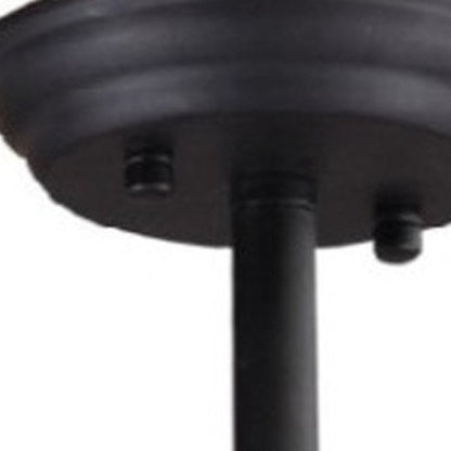 Black Kitchen Island 6 Light Ceiling Light