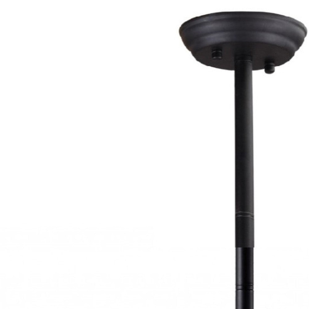 Black Kitchen Island 6 Light Ceiling Light