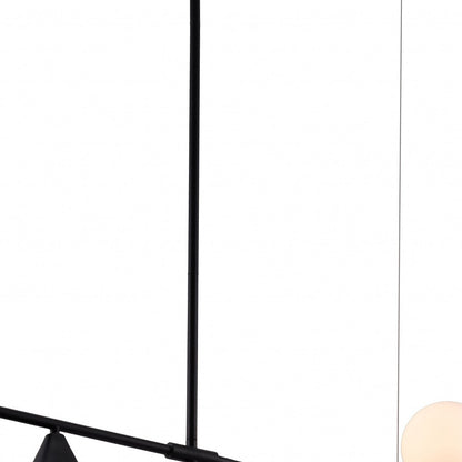 Black Kitchen Island 3 Light Chandelier