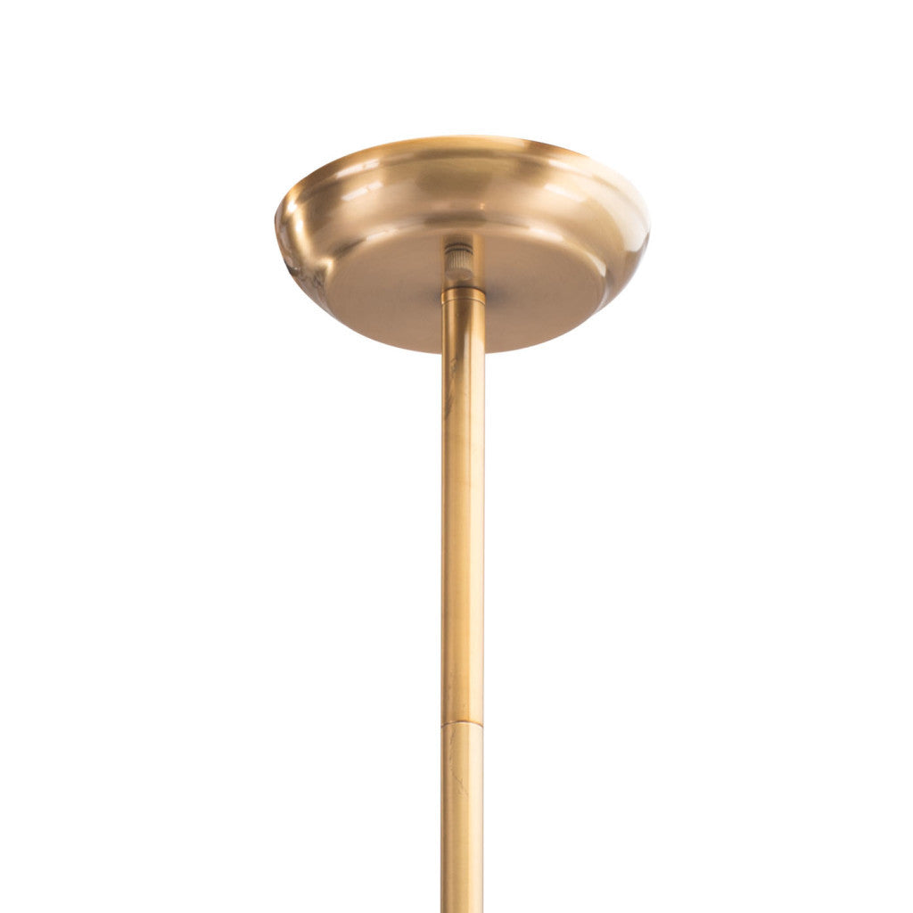 Gold Shaded 2 Light Dimmable Ceiling Light