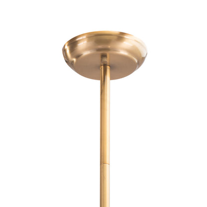 Gold Shaded 2 Light Dimmable Ceiling Light