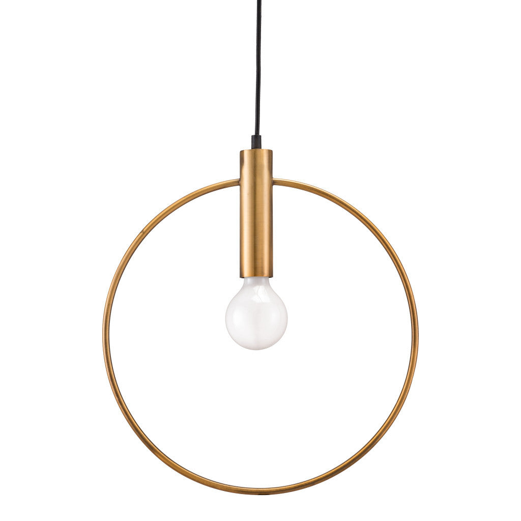 Gold Ring Dimmable Chandelier