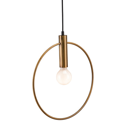 Gold Ring Dimmable Chandelier