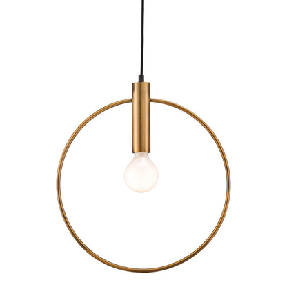 Gold Ring Dimmable Chandelier