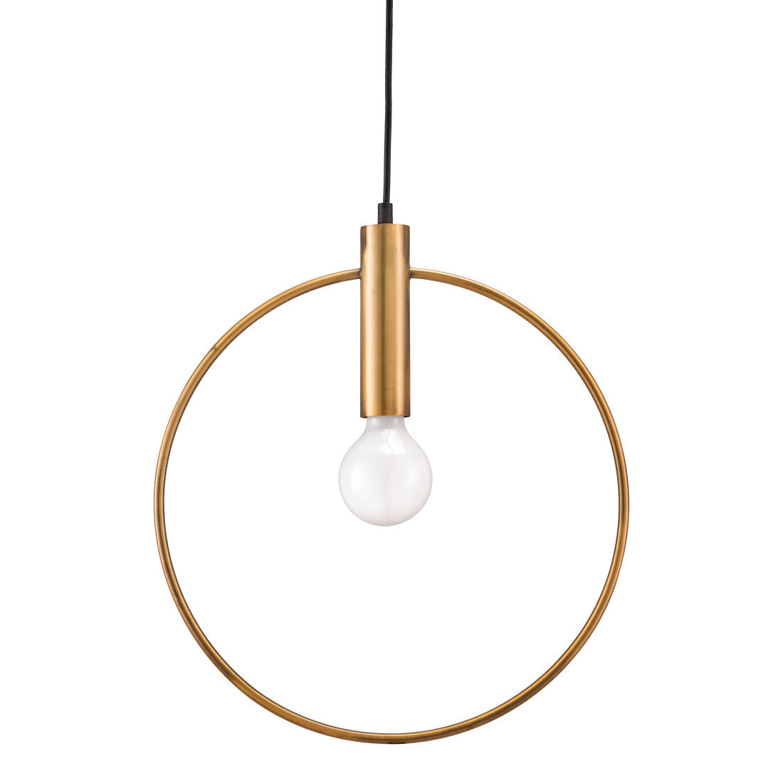Gold Ring Dimmable Chandelier