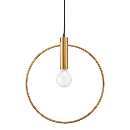 Gold Ring Dimmable Chandelier
