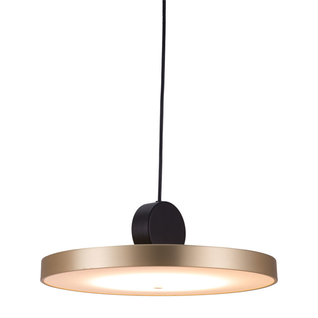 Gold Shaded Dimmable Ceiling Light