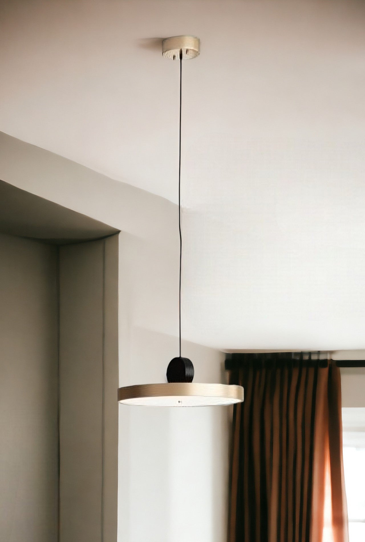 Gold Shaded Dimmable Ceiling Light