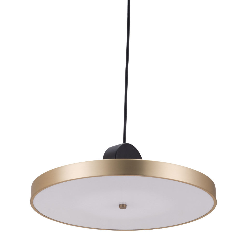 Gold Shaded Dimmable Ceiling Light
