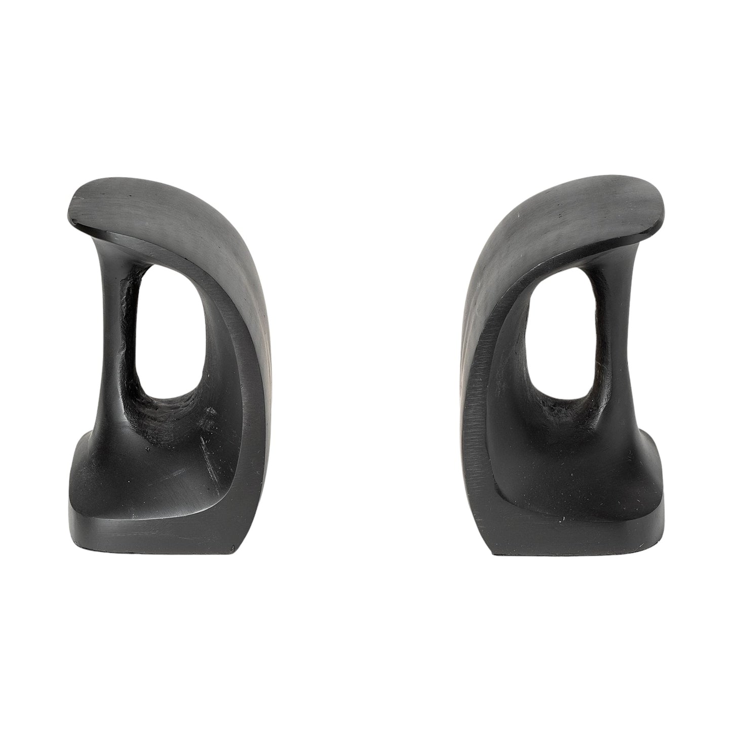 Black Metal Decorative Bookends