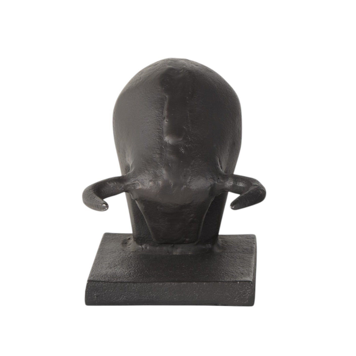Black Metal Bull Bookends