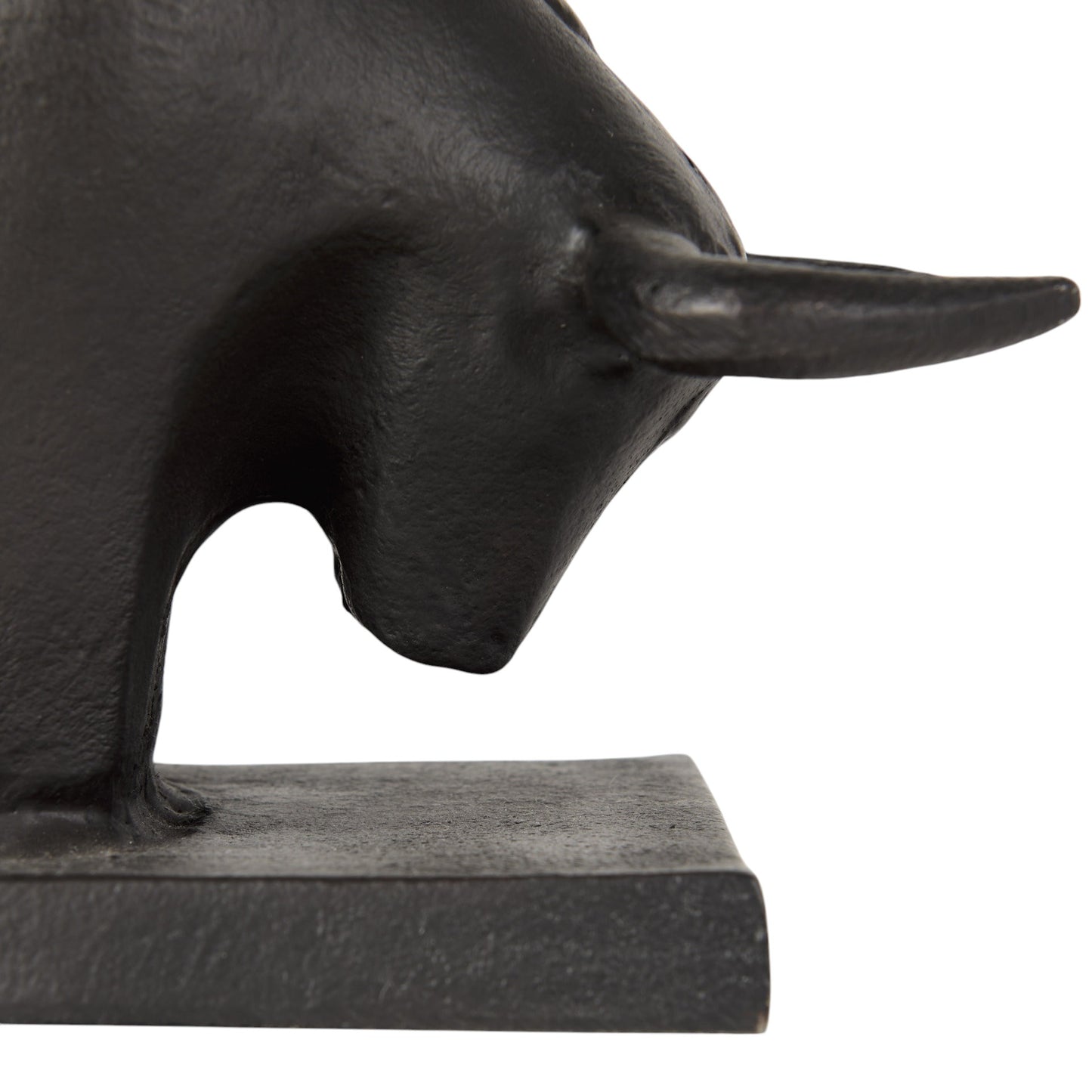 Black Metal Bull Bookends