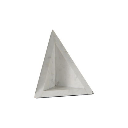 3D Triangle Marble Bookends