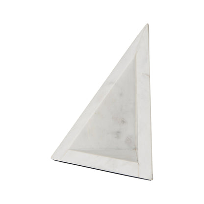 3D Triangle Marble Bookends