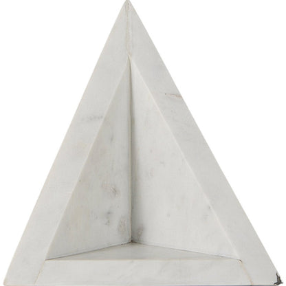 3D Triangle Marble Bookends