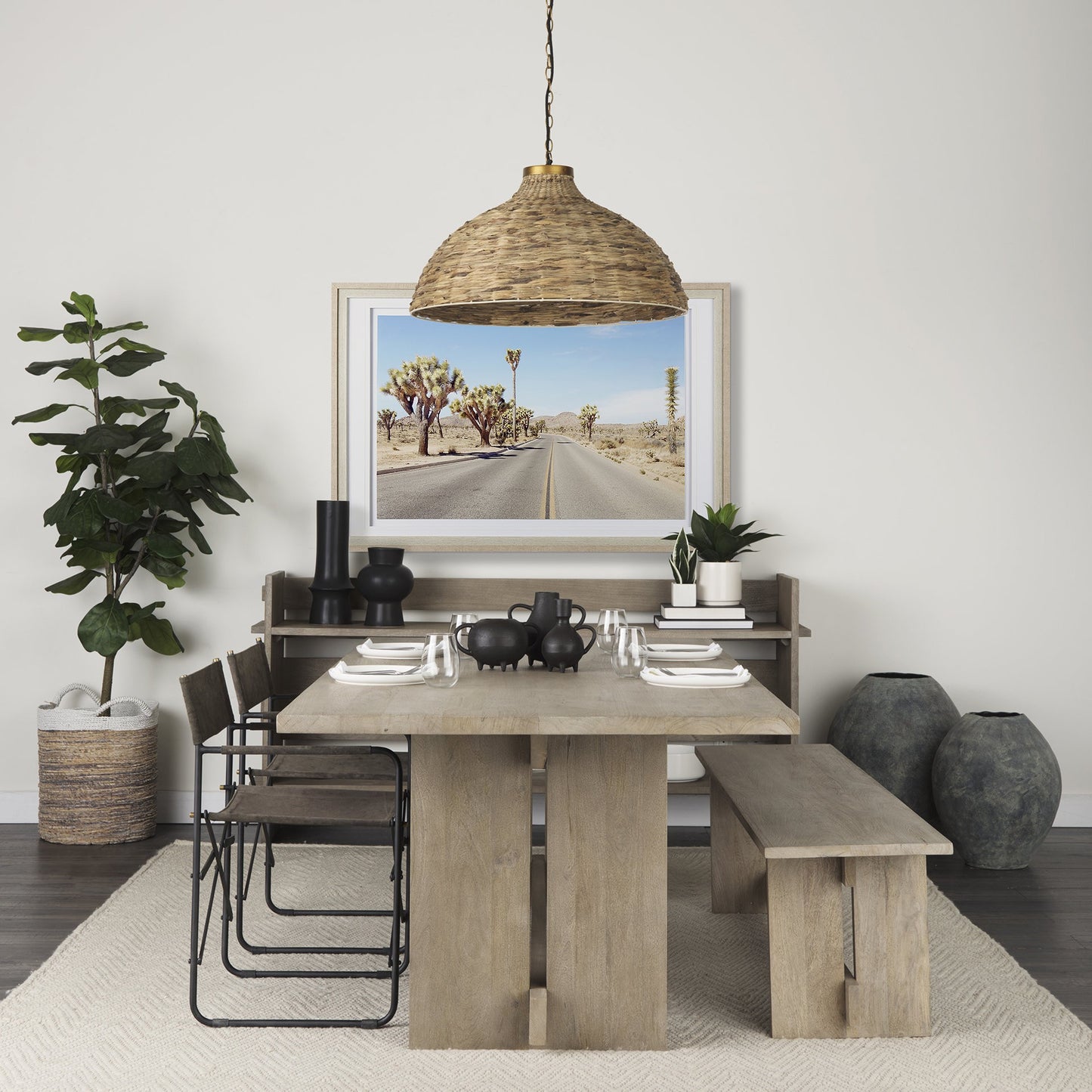 Earthy Ceramic Floor Vase