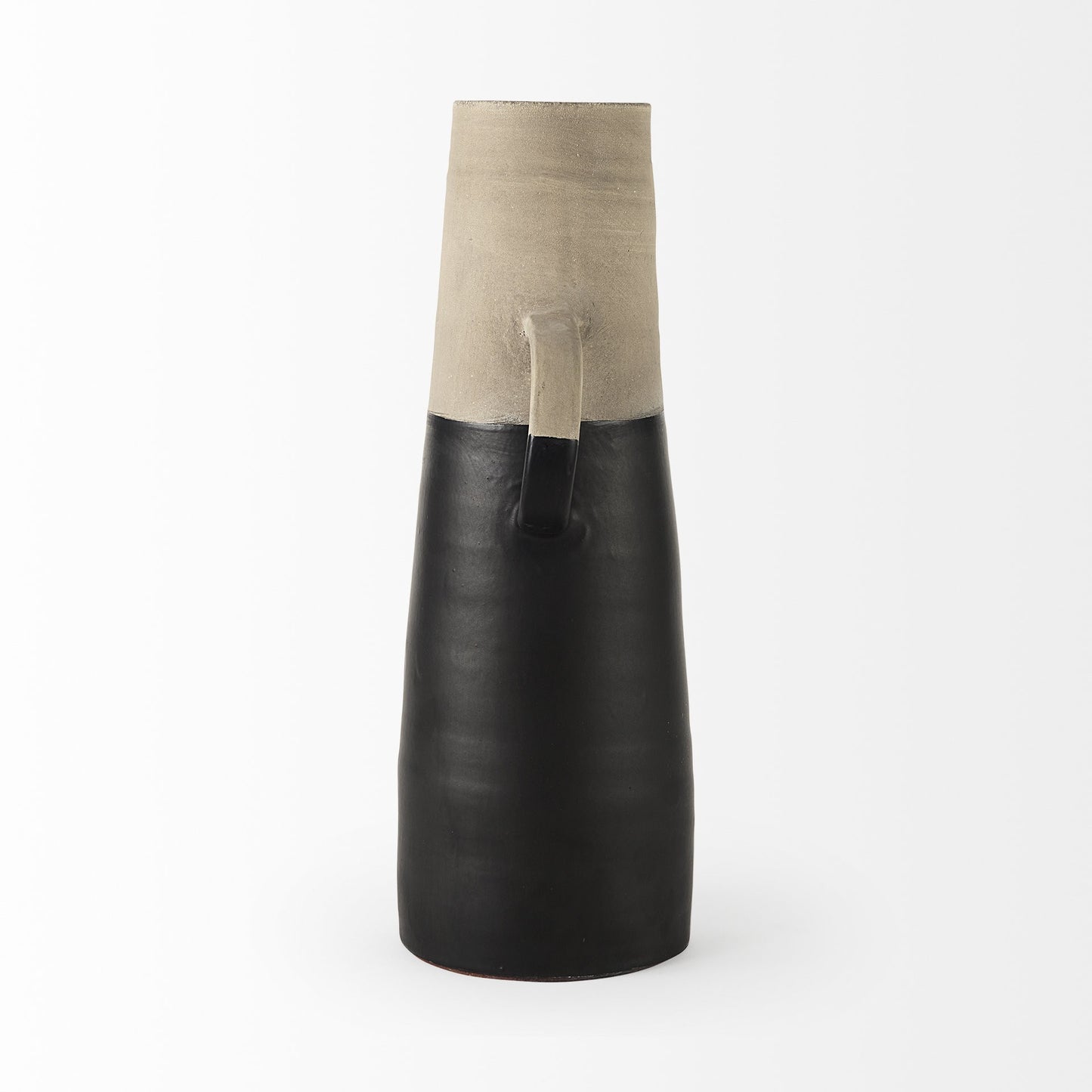 Black Ceramic Decorative Jug