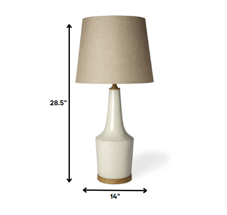 Brown Lamp Base w/ Shade