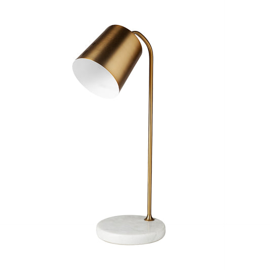 White Lamp Base w/ Shade