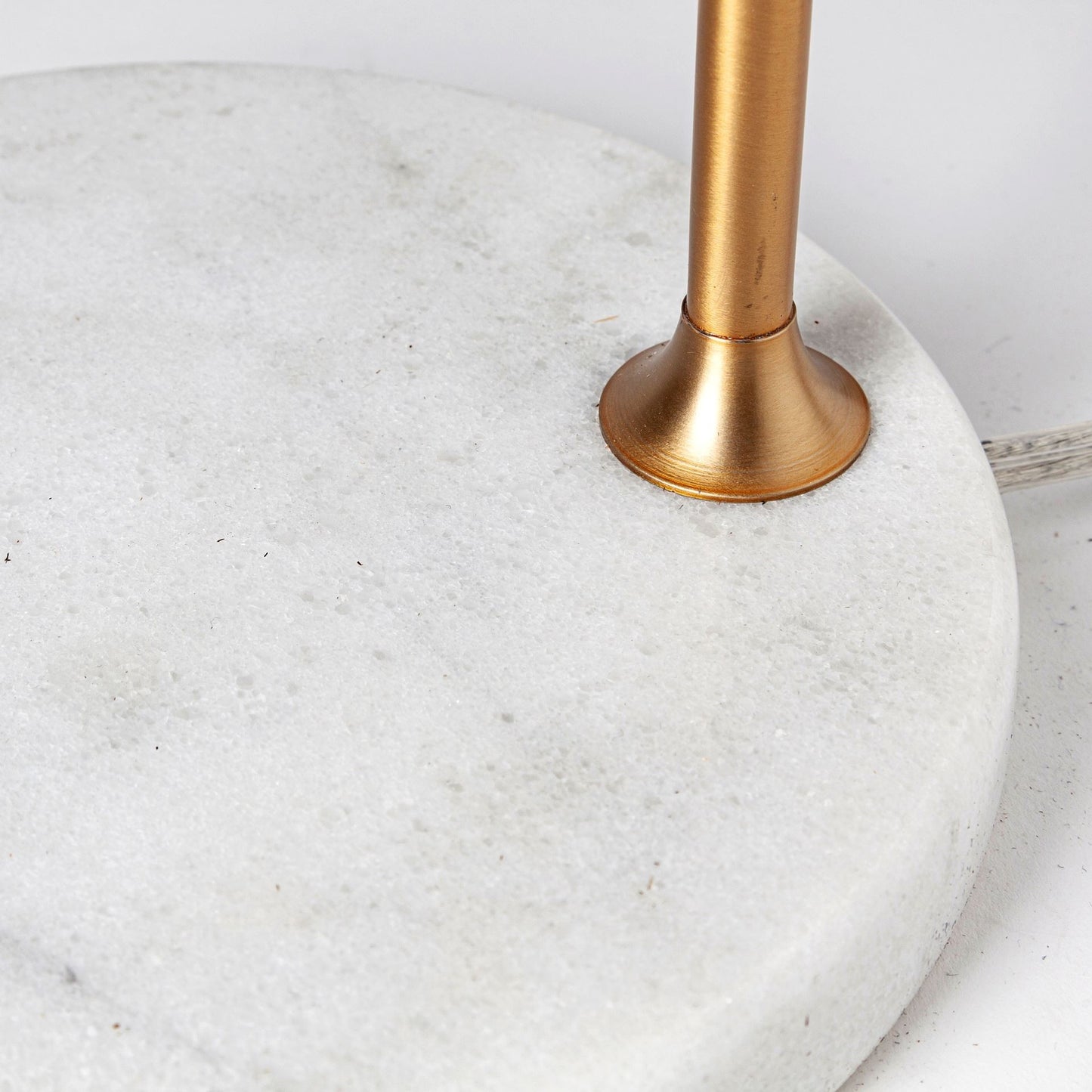 White Lamp Base w/ Shade